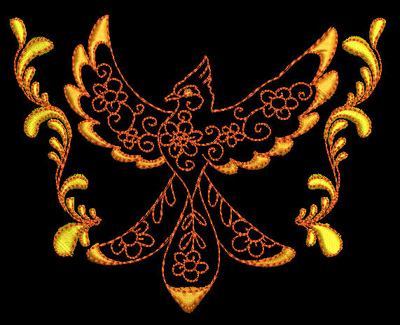 African Loerie - aStitch aHalf