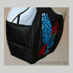 Chinese Peacock Tote Bag 04 - a-stitch-a-half