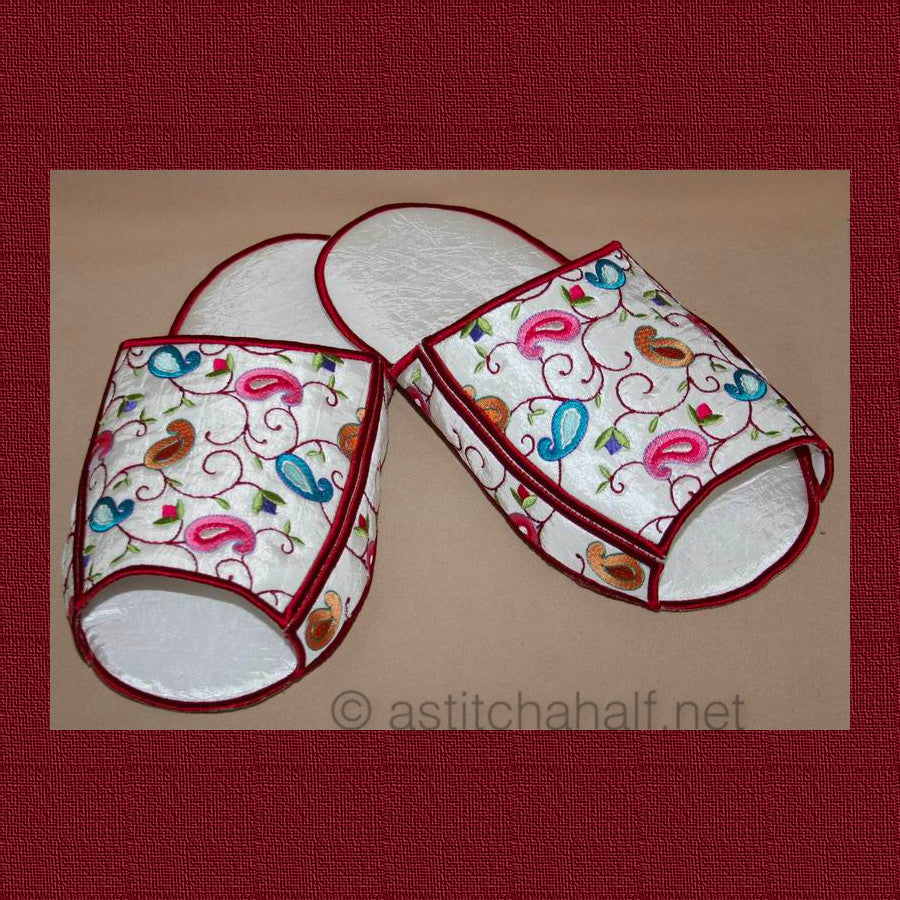 Walk in Paisley Slippers