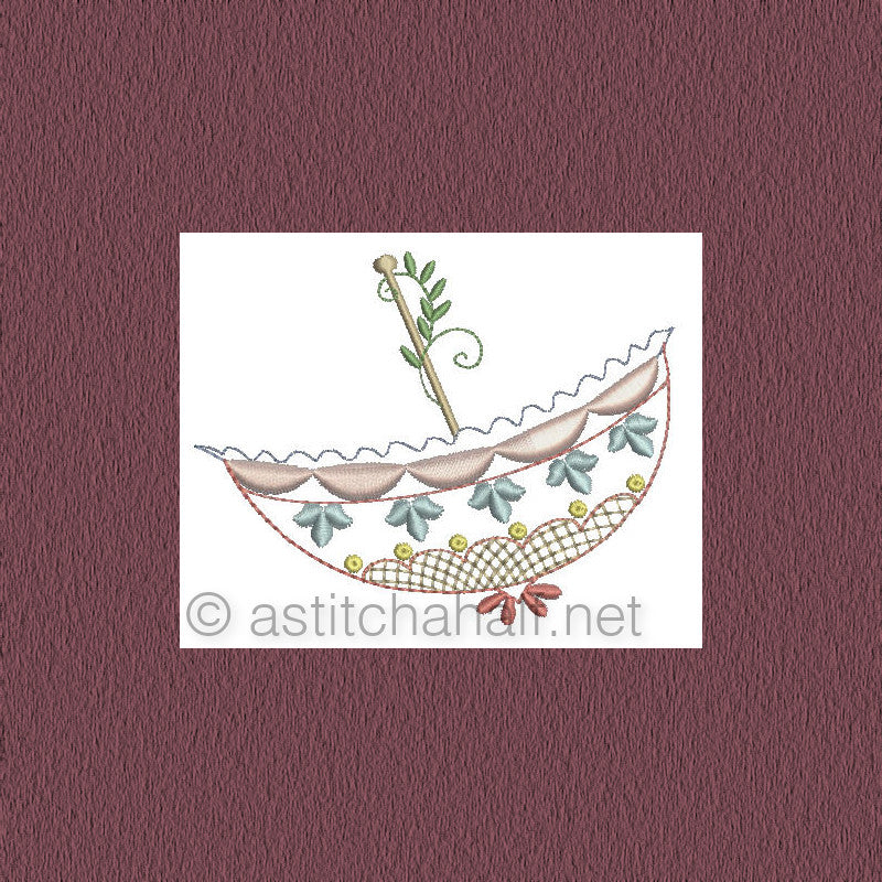 Botany and Rain Outlines - a-stitch-a-half