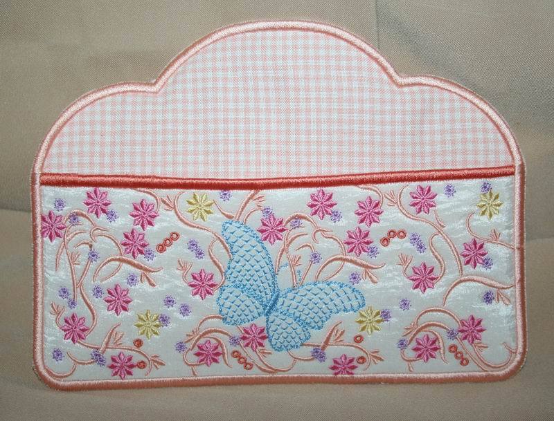 Flutterby Spring Cosmetic Case - aStitch aHalf