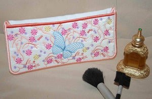 Flutterby Spring Cosmetic Case - aStitch aHalf