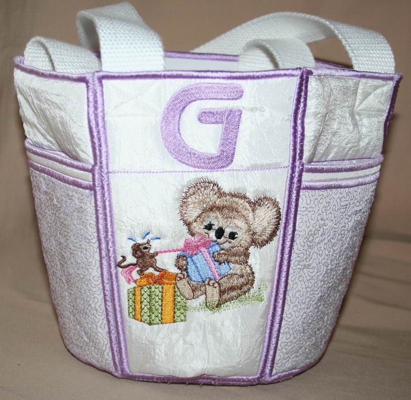 Bucket Fuzzy GHI - aStitch aHalf