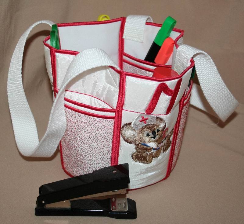 Fuzzy Bucket Tote M N O - aStitch aHalf