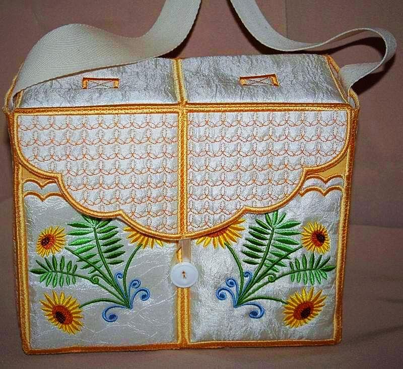 Sunflower Tote - a-stitch-a-half