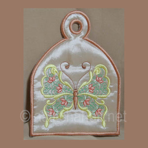 Butterfly Bonanza Towel Toppers - a-stitch-a-half