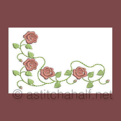 French Rose Miniatures - a-stitch-a-half