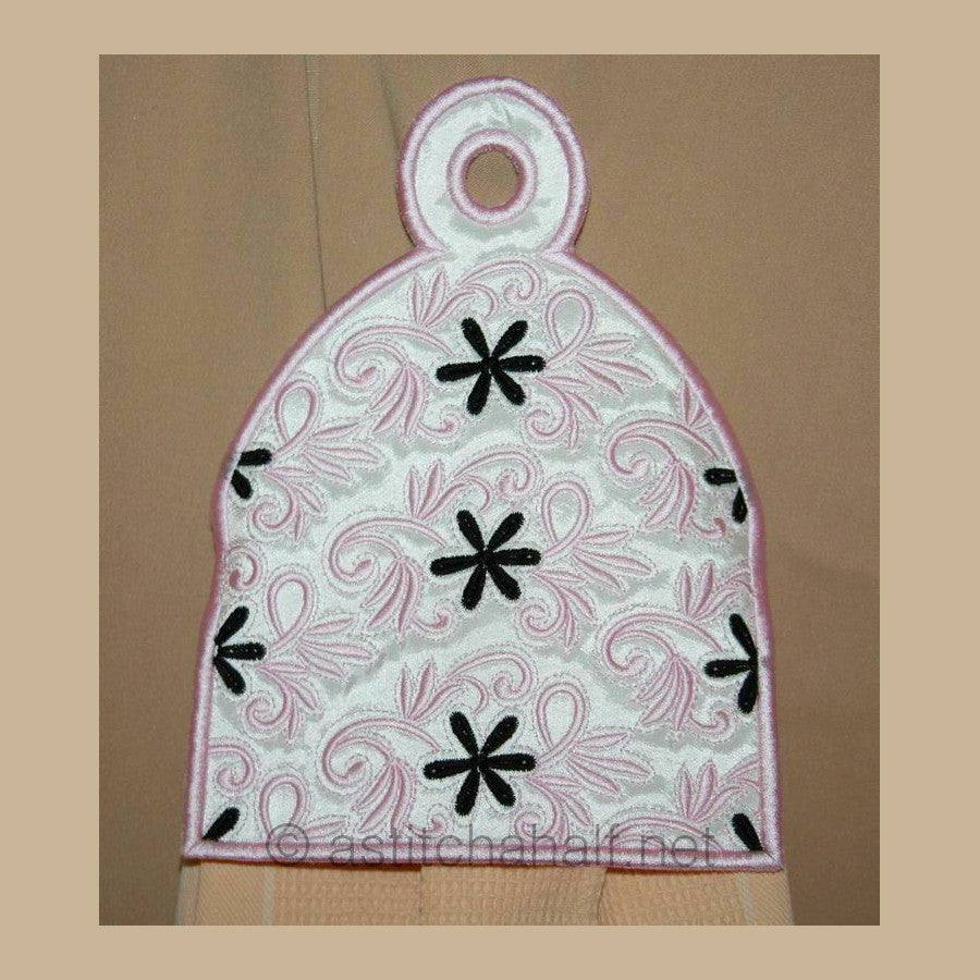 Touch of French Towel Toppers - a-stitch-a-half