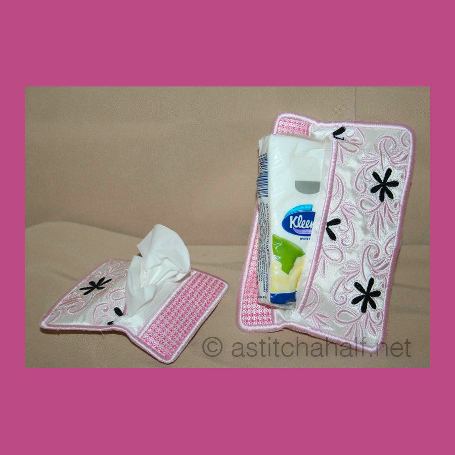Touch of French Tissue Pocket - a-stitch-a-half