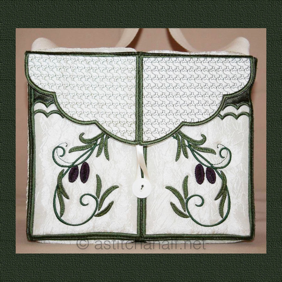 Olive Tote Bag - a-stitch-a-half