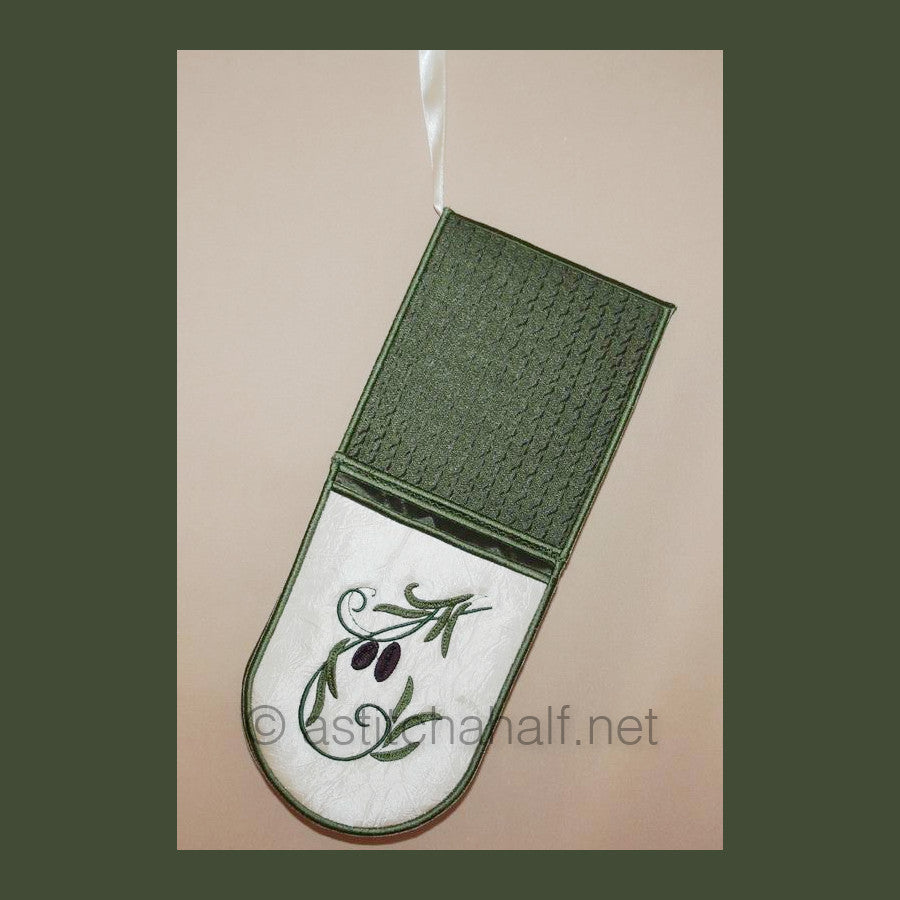 Olive BBQ Mitts - a-stitch-a-half
