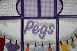 Washday Peg Bag - a-stitch-a-half