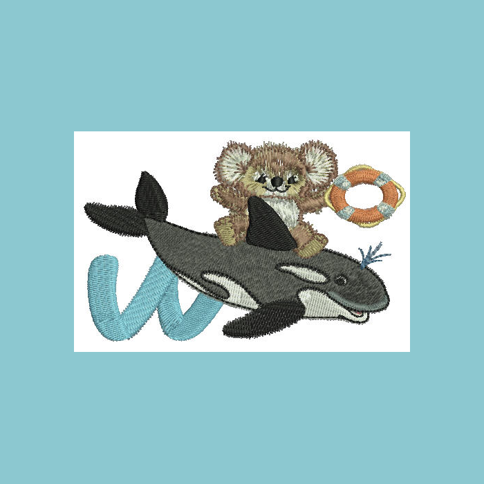 Fuzzy Ww - a-stitch-a-half