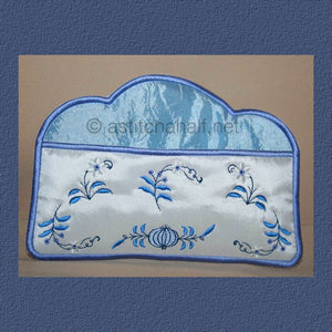 Blue Onion Cosmetic Bag - a-stitch-a-half