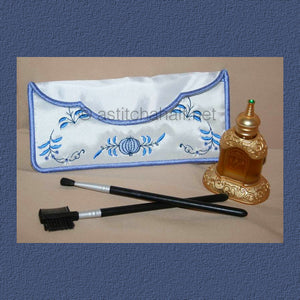 Blue Onion Cosmetic Bag - a-stitch-a-half