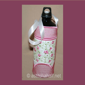 Florette Wine or Water Bottle Tote
