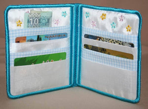Flower Bonnet Wallet - aStitch aHalf