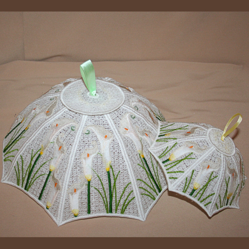 Calla Lillie Food Dome - a-stitch-a-half