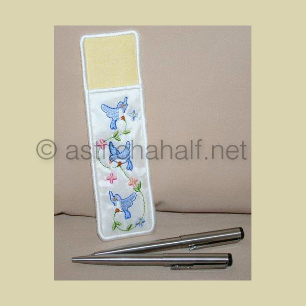 Birdie Pen and Pencil Sleeve