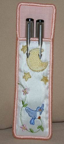 In The Hoop Stars Pen and Pencil Sleeve - a-stitch-a-half