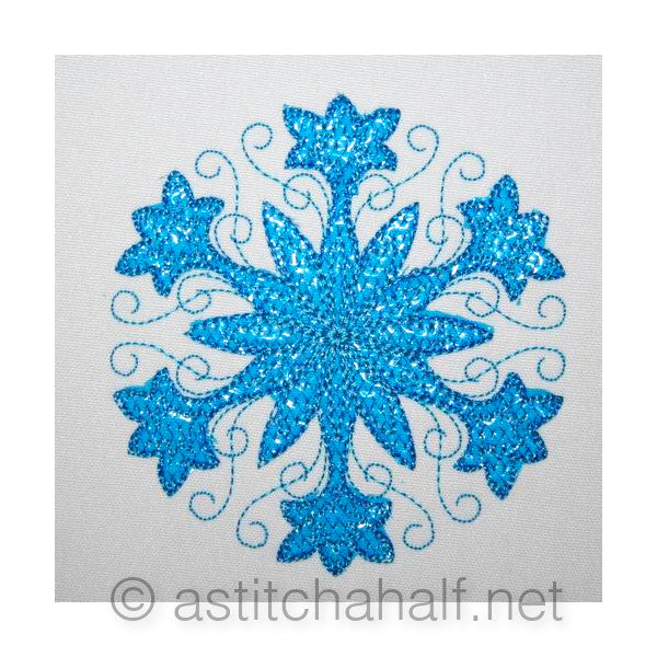 Luminous Snow Crystal 01 - a-stitch-a-half