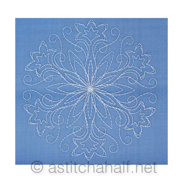 Luminous Snow Crystal 01 - a-stitch-a-half