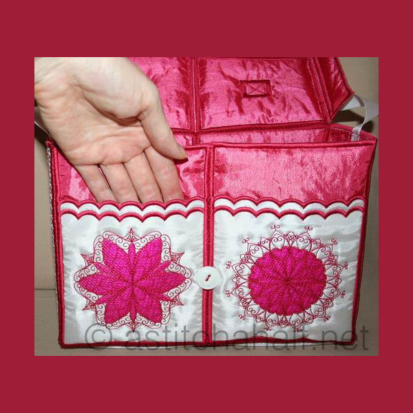 Lovely Snowflake Tote Bag - a-stitch-a-half