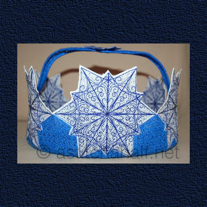 Snowflake Freestanding Lace Baskets - a-stitch-a-half
