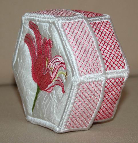 Tiger Lily Trinket Box 01 - a-stitch-a-half