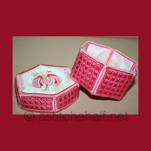Tiger Lily Trinket Box 03 - a-stitch-a-half