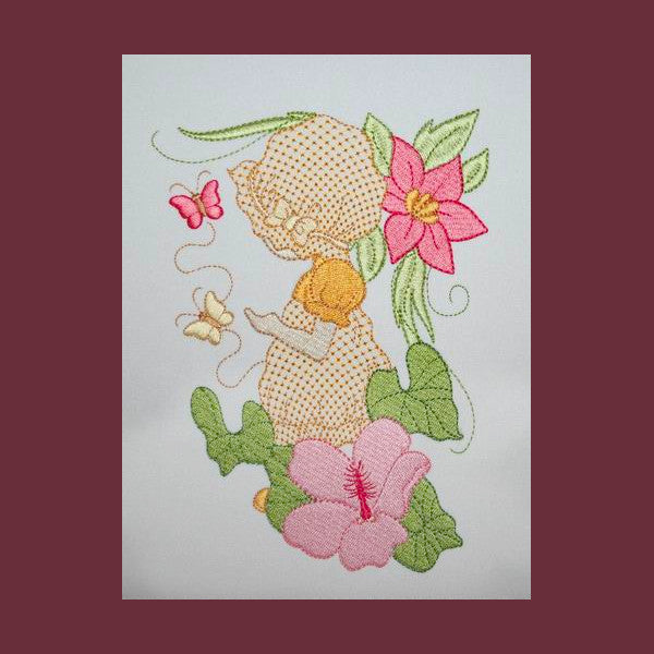 Bonnet Beatrice in Spring - a-stitch-a-half