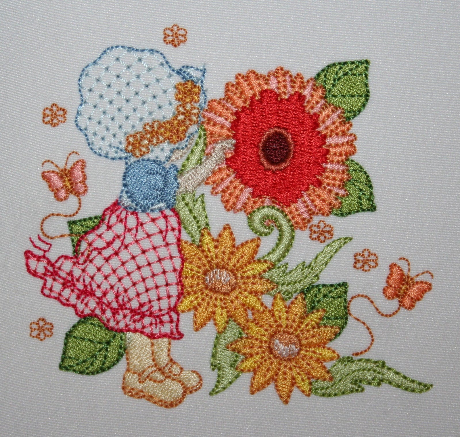 Bonnet Becca in Spring - aStitch aHalf