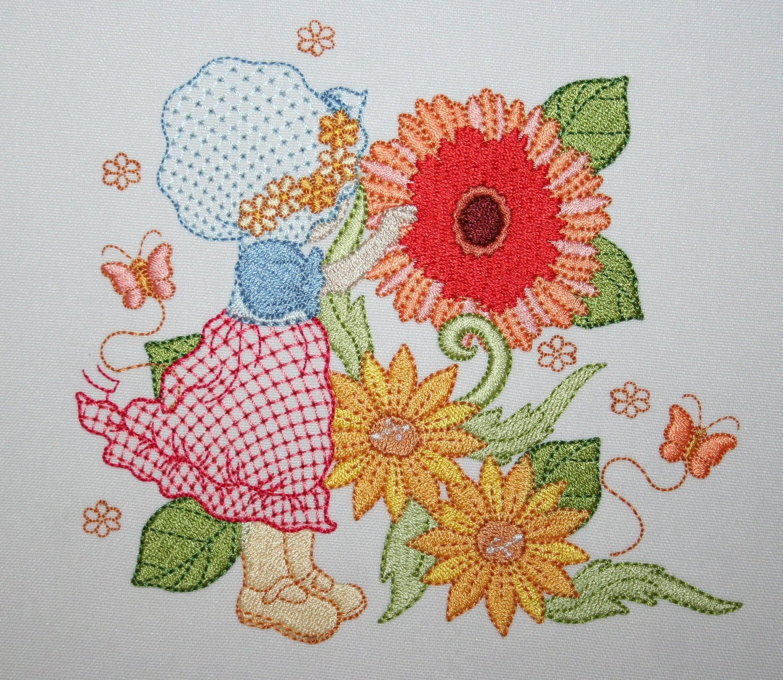 Bonnet Becca in Spring - aStitch aHalf