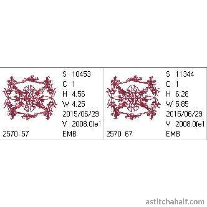 Bauernmalerei Lines - aStitch aHalf