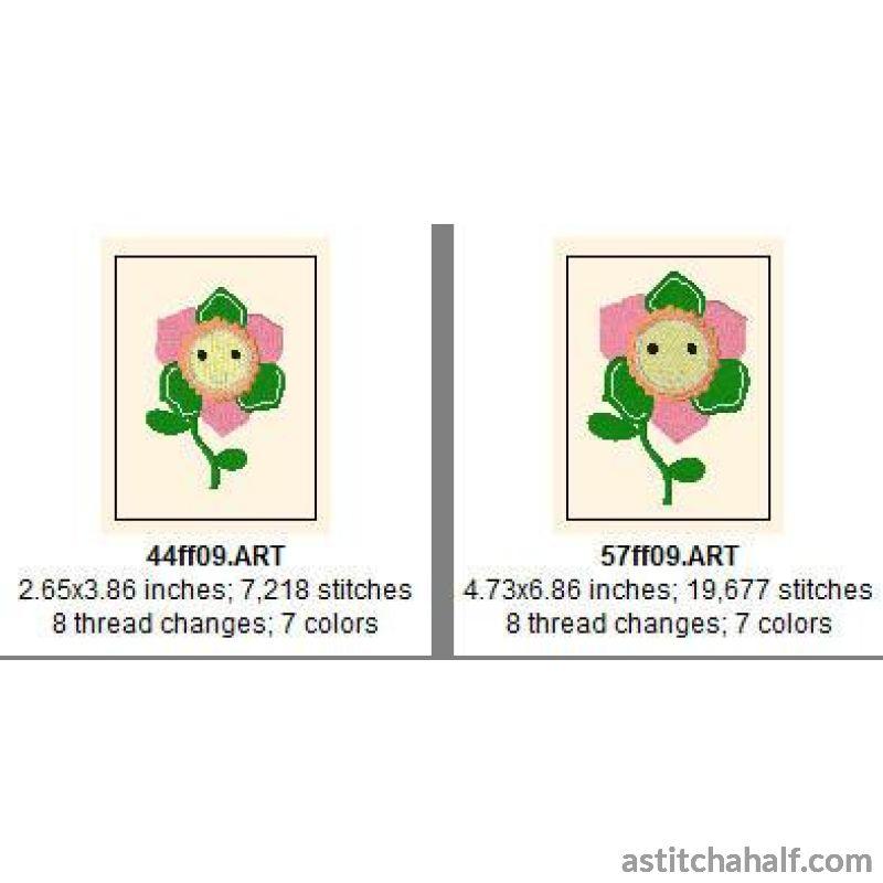 Bea Blossom - aStitch aHalf