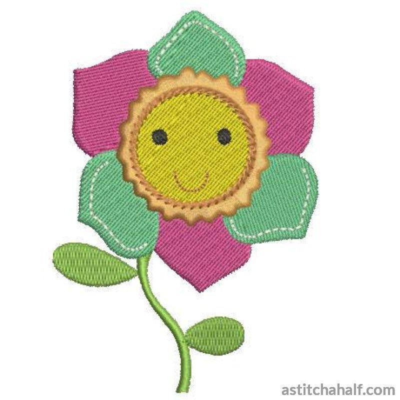 Bea Blossom - aStitch aHalf