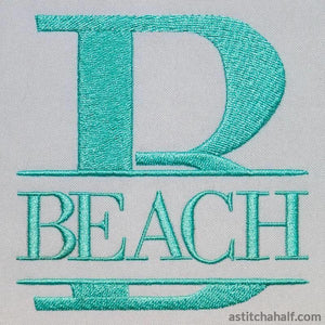 Beach Beat - aStitch aHalf