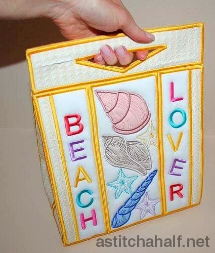 Beach Lovers Tote Bag - aStitch aHalf