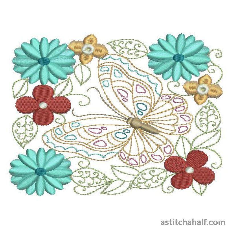 Beautiful Butterfly - aStitch aHalf
