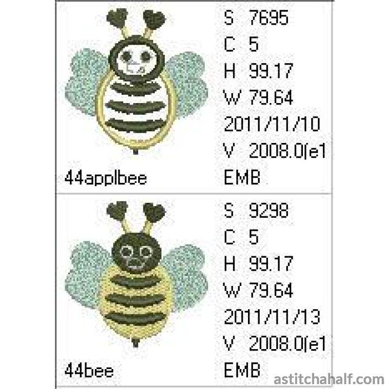 Bee utiful - a-stitch-a-half