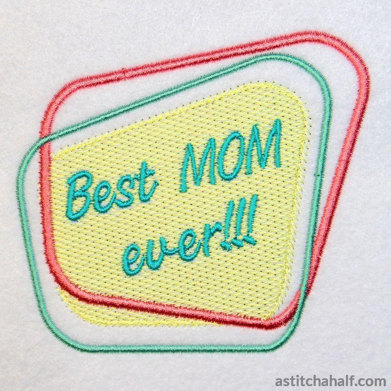 Best Mom Ever Diner Style - aStitch aHalf