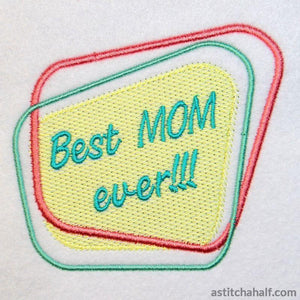 Best Mom Ever Diner Style - aStitch aHalf