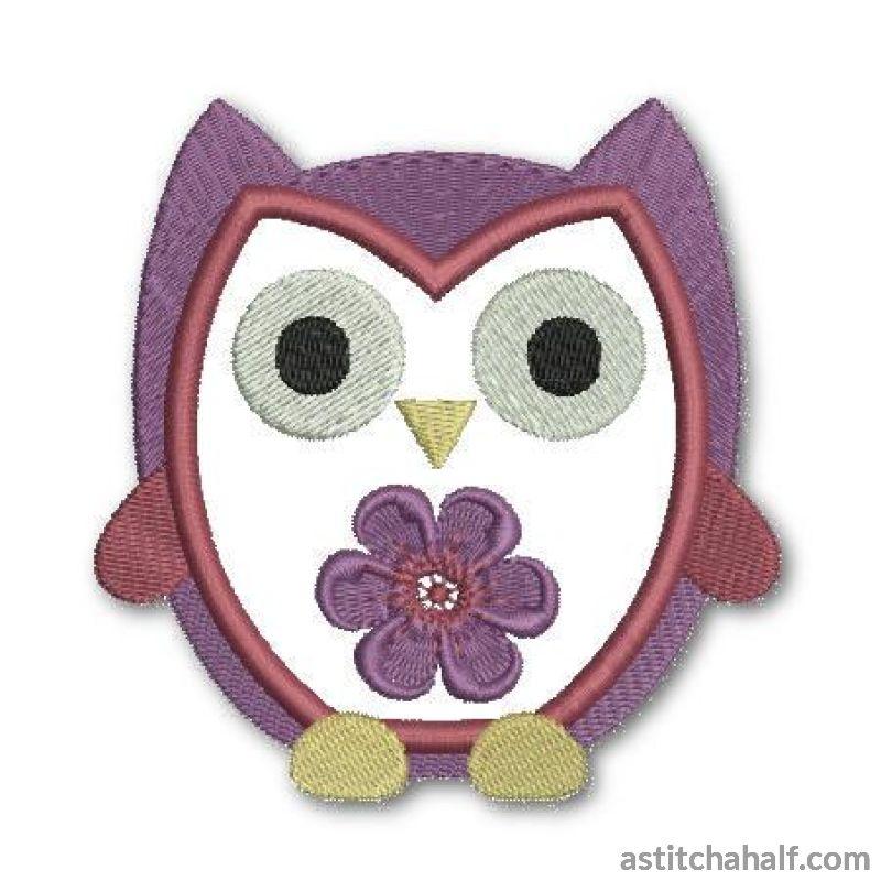 Blossom Owl - aStitch aHalf