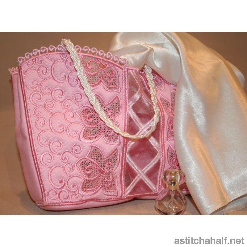 Bodice Tote Bag - a-stitch-a-half