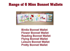 Pretty Bonnet Wallet - a-stitch-a-half