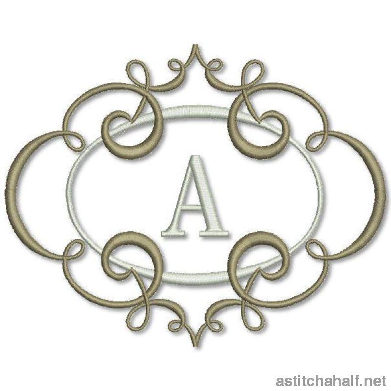 Breath of Spring Monograms Combo for 5*7 hoop
