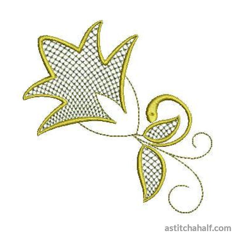 Bromeliad in Vogue - aStitch aHalf