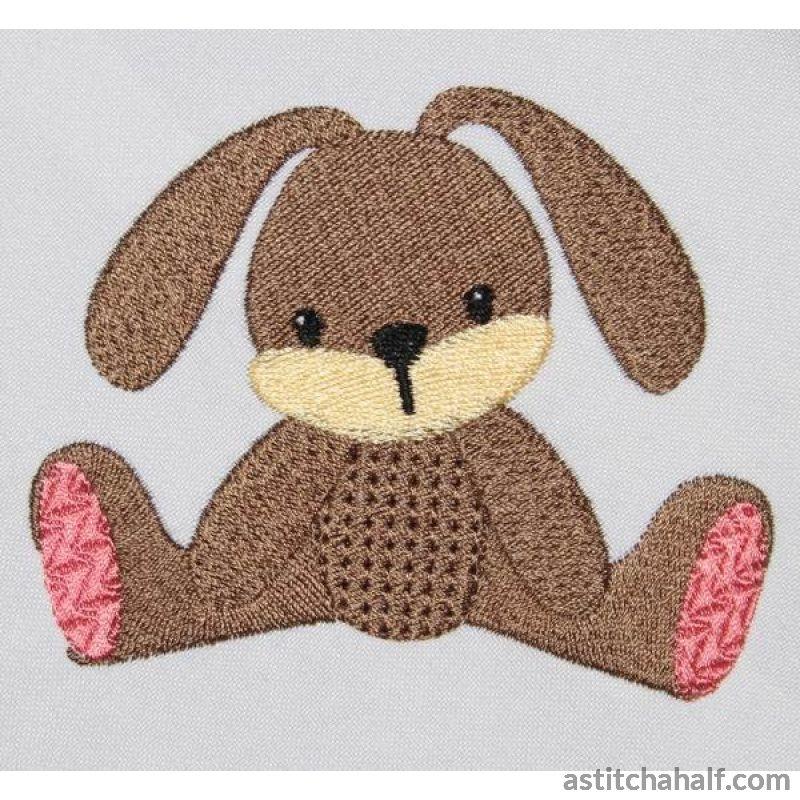 Bunny Boy and Girl - aStitch aHalf