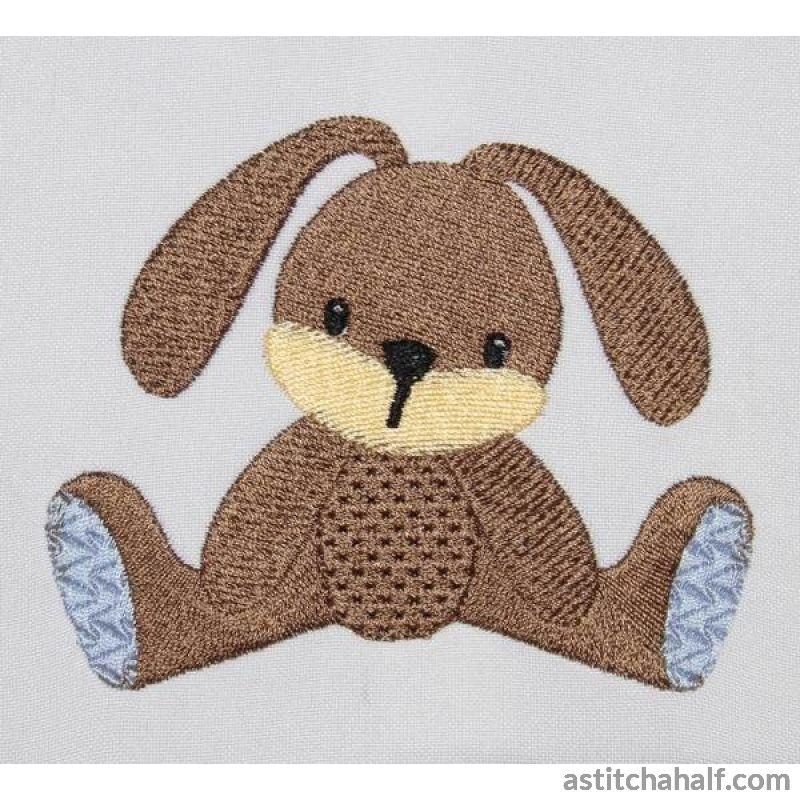 Bunny Boy and Girl - aStitch aHalf