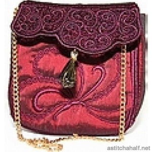 Butterfly Brocade Clutch Purses - a-stitch-a-half